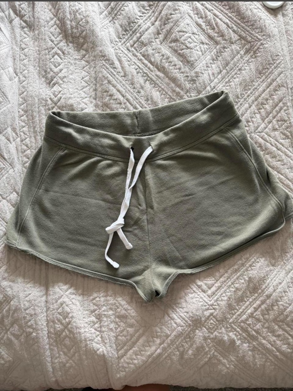 Old Navy Olive Green Athletic Drawstring Shorts